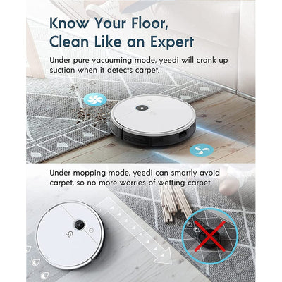 Powerful cleaning for large house Robot Vacuum and Mop yeedi vac max